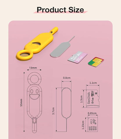 SIM Card Holder Contains Removal Openning Tool Tray Eject Pins 3 Pcs Needle - Image 7