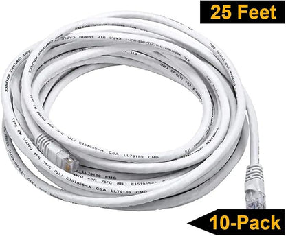 iMBAPrice 25 ' Cat5e Network Ethernet Patch Cable, 10 Pack - Image 7