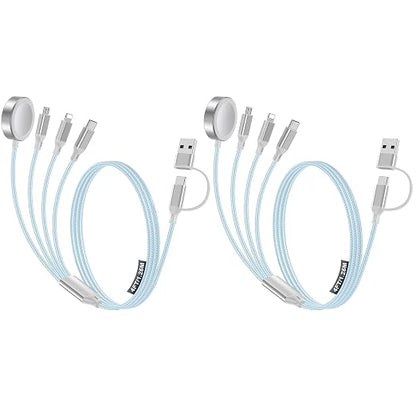 2 Pack Charging Cable for Apple Watch Charger/Samsung/iPhone Charger, by HitfineLLC