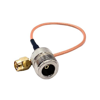 THAODE 2Pcs 9.84 Inch SMA to N Female Coaxial Cables, 50Ohms Type N Connector - Image 5
