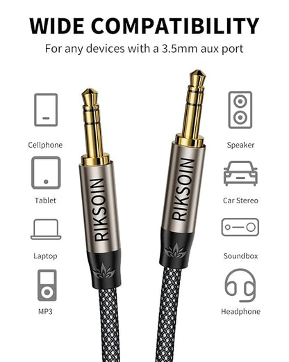 3.5mm Nylon Braided Aux Cable - Image 6