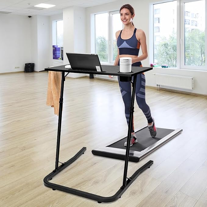 Ikkle Adjustable Bike Trainer Desk, Workstation Standing Desk - Image 5