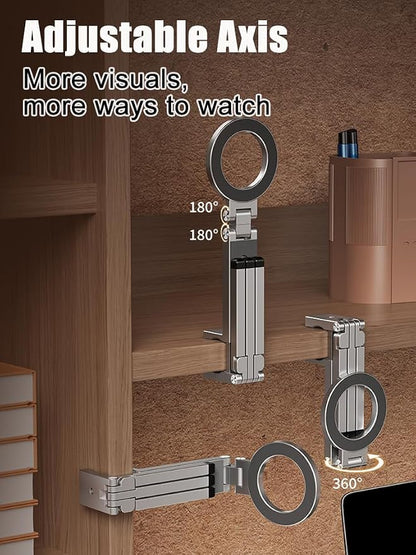 Magnetic Tripod for iPhone, Foldable and Triangular Fixing Airplane Travel - Image 3