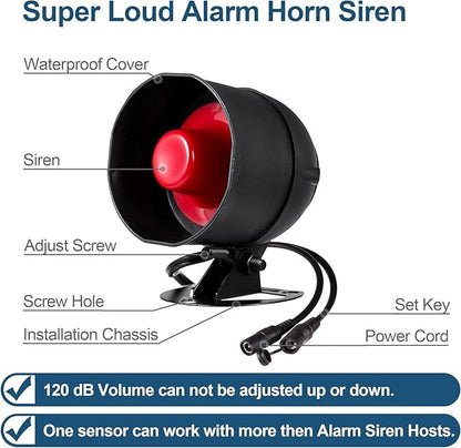 WiFi Alarm Home Security System, 120dB Alarm System - Image 4