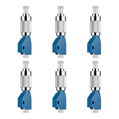 6Pcs Visual Fault Locator Fiber Adapter, Fiber Optic Connector, Single Mode by Moocci