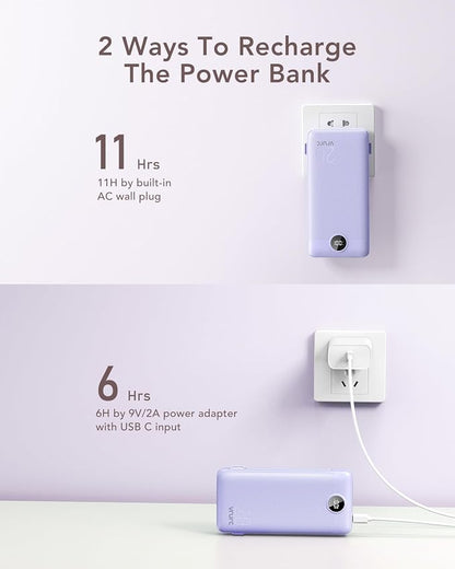 VRURC Portable Charger 20000mAh, Fast Charging Power Bank USB C, 4 Output 2 - Image 9