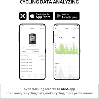 XOSS G+ GPS Bike Computer, Wireless Bicycle Speedometer Odometer - Image 3