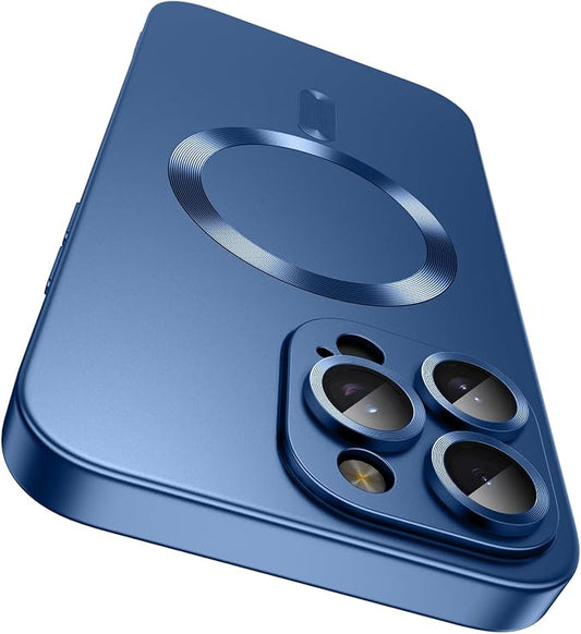 Magnetic for iPhone 15 Pro Max Case Slim Soft Silicone Bumper Shockproof by LEKEVO