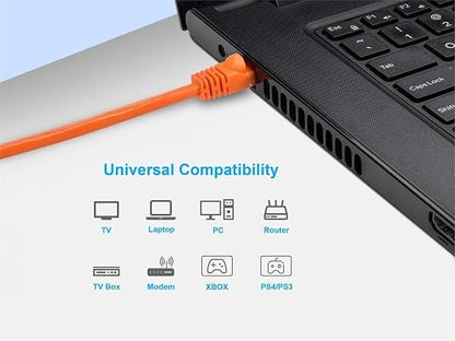 Monoprice 50FT 24AWG Cat6 500MHz Crossover Ethernet Bare Copper Network Cable - Image 6
