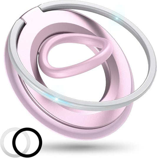 Magnetic Phone Grip for MagSafe Ring Holder, Two-Sided Magnets Phone Ring Grip by Unknown