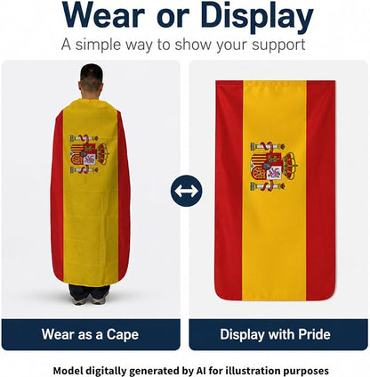 Flag Cape, Wearable Flag Costume, Be Suitable - Image 4
