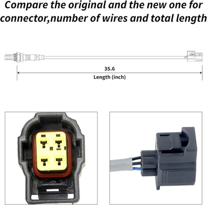 234-4114 Oxygen Sensor Downstream Compatible - Image 2