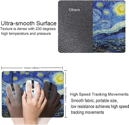 Mouse Pad, Premium-Textured Mouse Mat, Non-Slip Rubber Base Mousepad - Image 3
