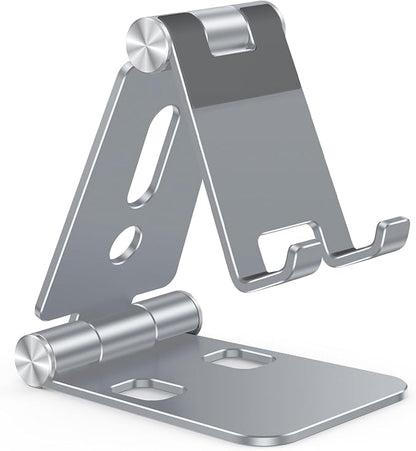 OMOTON Foldable Cell Phone Stand, C4 Portable Aluminum Phone Holder, Adjustable by OMOTON