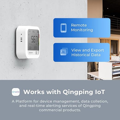Qingping CO2 Monitor Thermometer Hygrometer, Remote Monitoring via Qingping IoT - Image 5