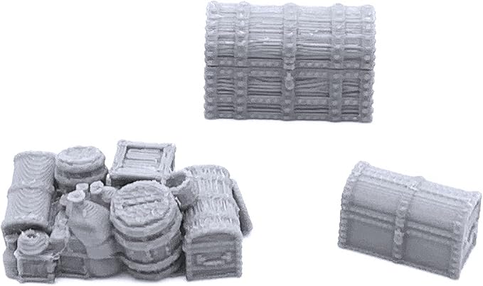 EnderToys Traveler's Camp II by Printable Scenery, 3D Printed Tabletop RPG - Image 5