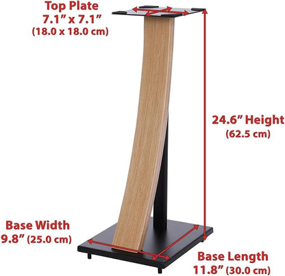 EXIMUS One Pair Fixed Height Universal Speaker Floor Stands - Image 5
