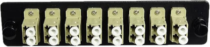 RiteAV LGX Footprint Fiber Optic Cable LC Adapter Patch Panel 8 Ports Loaded - Image 2