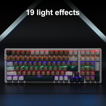 Wireless Mechanical Keyboard, Triple Mode 2.4G/USB-C/BT Gaming Keyboards 100 - Image 7