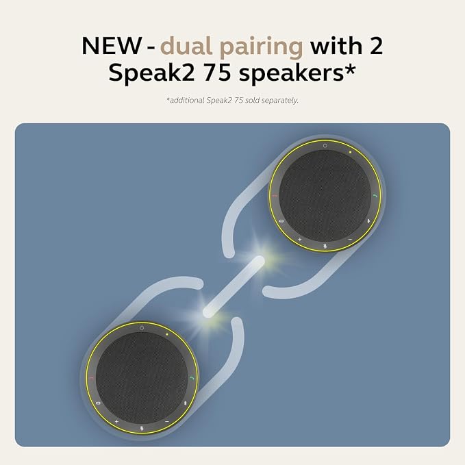 Jabra Speak2 75 Wireless Bluetooth Speakerphone - Image 3