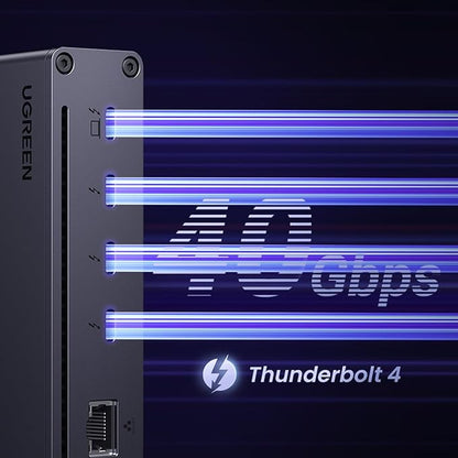 UGREEN Revodok Max 208 Thunderbolt 4 Dock 8-in-1 40Gbps TB4 Hub 3 x TB 4 Dual - Image 4