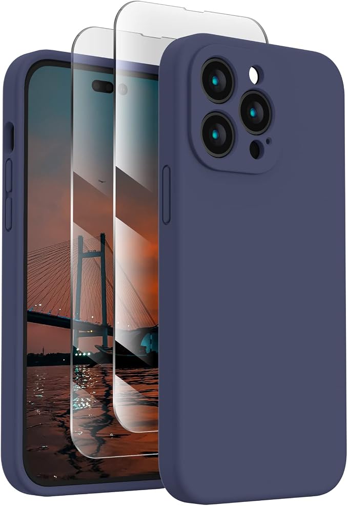 FireNova for iPhone 14 Pro Case, Silicone Upgraded Phone Case with, Soft by FireNova