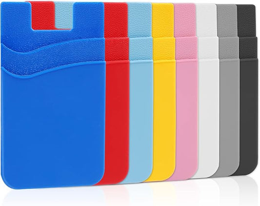 SS Phone Card Holder, Phone Wallet Stick On Silicion Card Holder by SS