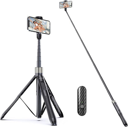 ATUMTEK 65" Selfie Stick Tripod, All in One Extendable Phone Tripod Stand by ATUMTEK