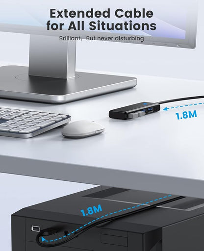 ORICO USB 3.0 Hub, 4-Port USB Hub - Image 9