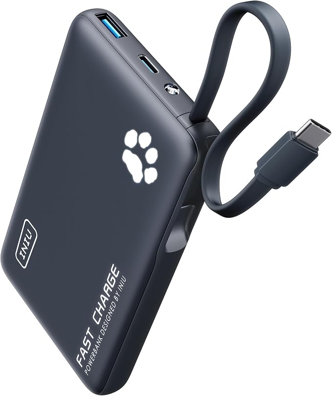 INIU Portable Charger, Slim 10000mAh Power Bank by INIU