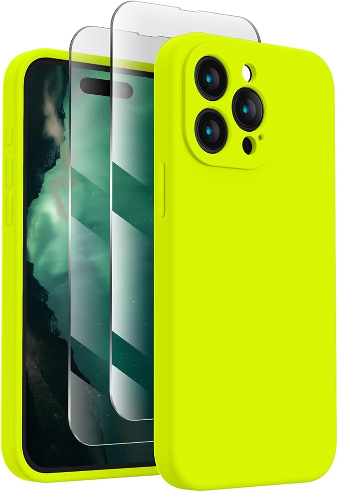 FireNova Designed for iPhone 15 Pro Max Case, Silicone Upgraded Phone Case with by FireNova
