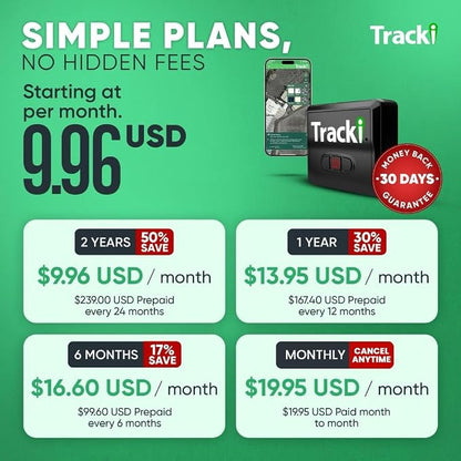 Tracki Mini GPS Tracker, Subscription Required, Cancel Anytime – Universal - Image 5