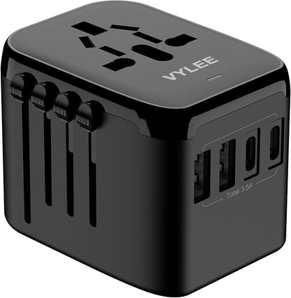 Universal International Power Travel Plug Adapter, 5 in 1 European Travel Plug - Image 9