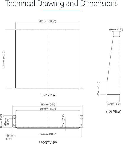 StarTech.com 2U Server Rack Shelf - Image 6