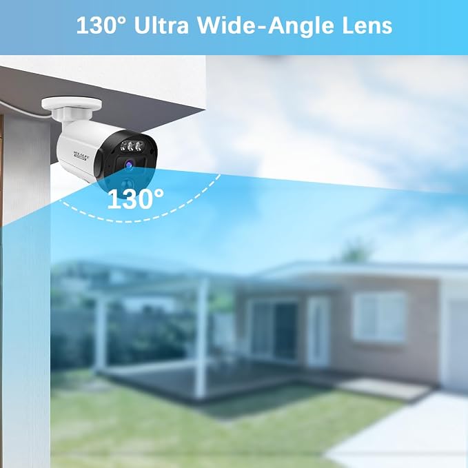 【All-in-One Security System】 4K 2160P Outdoor Wired Security Camera System - Image 5