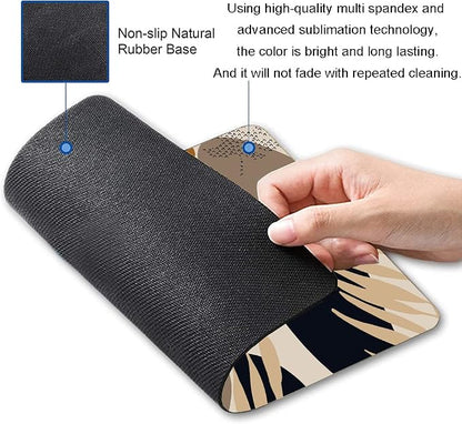 Mouse Pad, Square Abstract Mouse Pad, Cute Mouse Mat Waterproof Non-Slip Rubber - Image 5