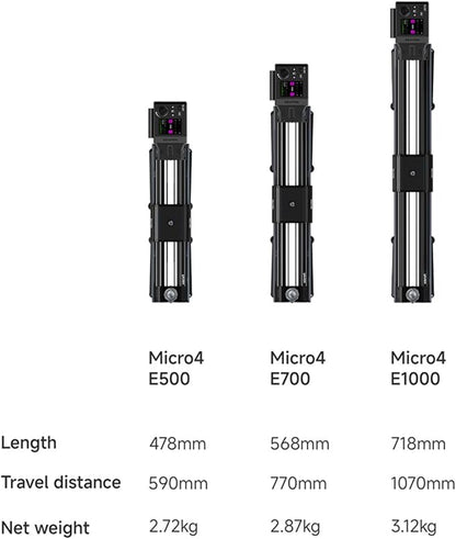 Zeapon Micro4 E1000 Double Distance Motorized Camera Slider, High-Speed Low - Image 8