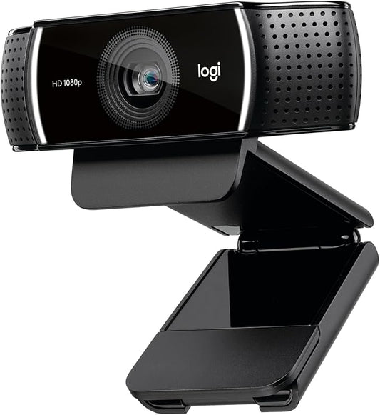 Logitech C922x HD Pro Webcam, Full HD 1080p/60fps Video, HD Light Correction by Logitech