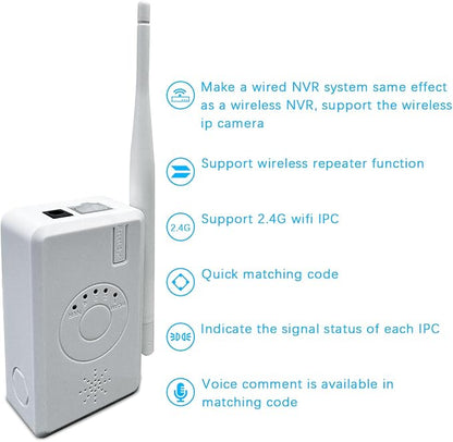 OOSSXX WiFi Range Extender Wi-Fi Booster/Wi-Fi Repeater, - Image 4