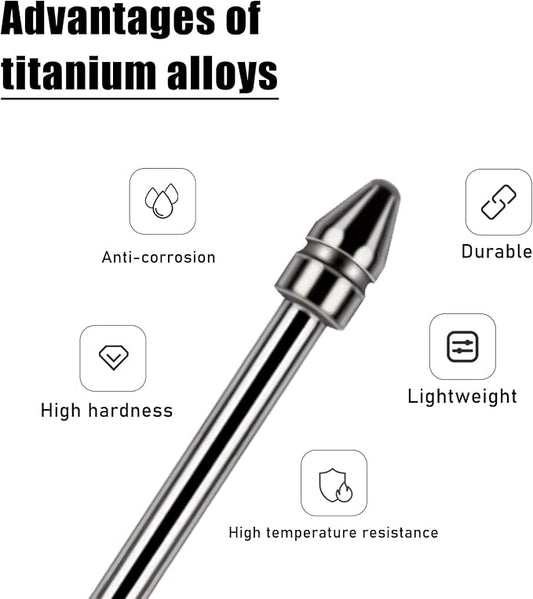 Universal Fit No Worn Out Fine Titanium Alloy Fine Pencil Nibs Compatible - Image 2