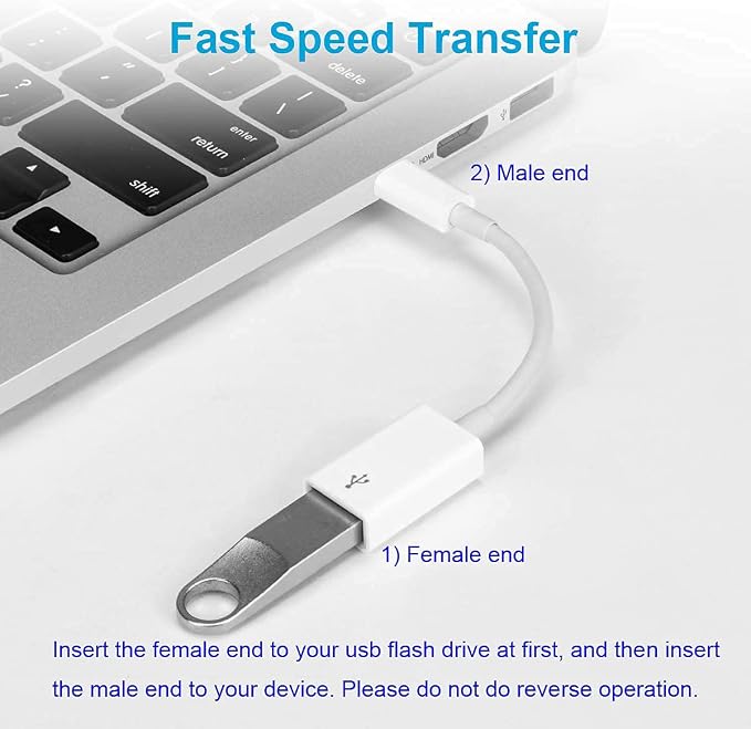 FLEAVER USB C to USB Adapter, Type-C OTG Cable Type C Male to USB A Female - Image 4