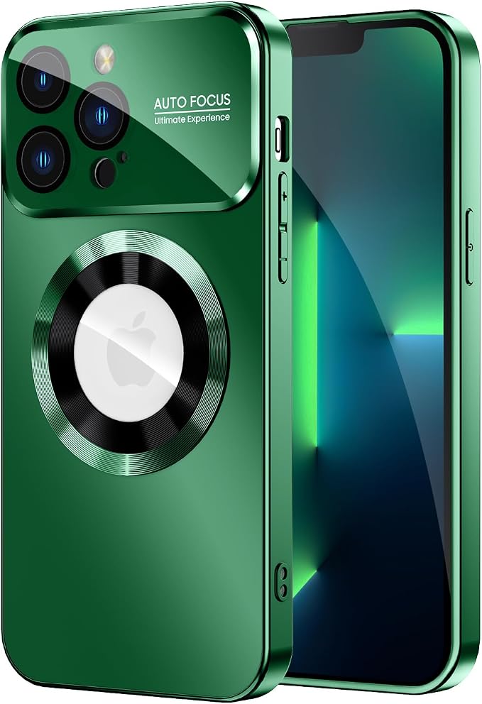 Magnetic for iPhone 13 Pro Case, Built-in Camera Lens Protector, Compatible by MAKAVO