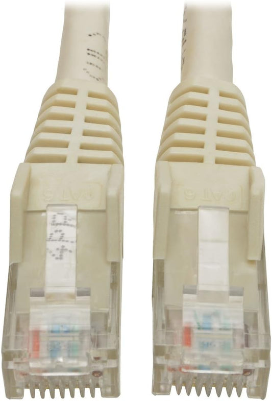 TRIPP LITE Cat6 Gigabit Ethernet Snagless Molded Patch Cable 24 AWG 550MHz by TrippLite