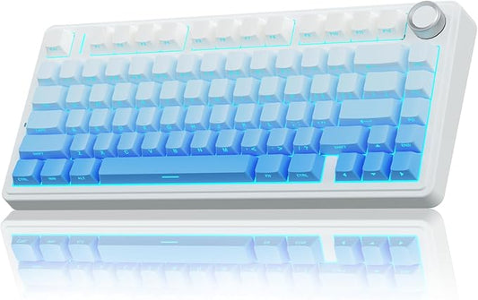 AULA F75 Pro Wireless Mechanical Keyboard, 75% Hot Swappable Custom Keyboard by AULA