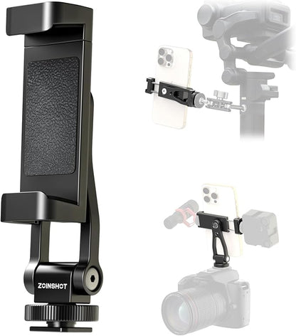 All Metal Phone Tripod Mount, 360° Rotation Tripod Phone Mount - Image 9