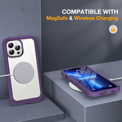Miracase Glass Case for iPhone 13 Pro Max 6.7 inch, Upgrade Full-Body Clear - Image 6