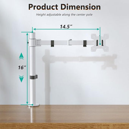 WALI Monitor Arm Mount for Desk, Single Computer Desk Mount, Monitor Bracket - Image 4