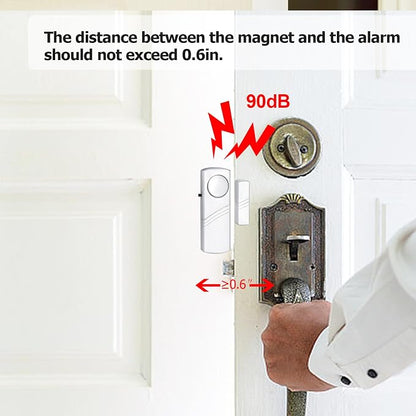 Security Door Window Alarm, 90DB Wireless Sensor Door Window Burglar Alarm - Image 2