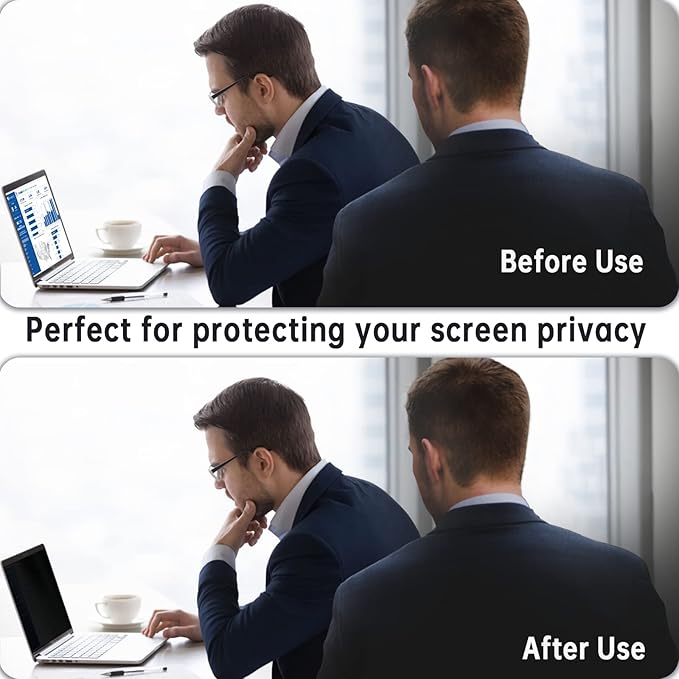 Magnetic Privacy Screen for MacBook Pro 15 Inch, Removable Anti Blue Light - Image 4