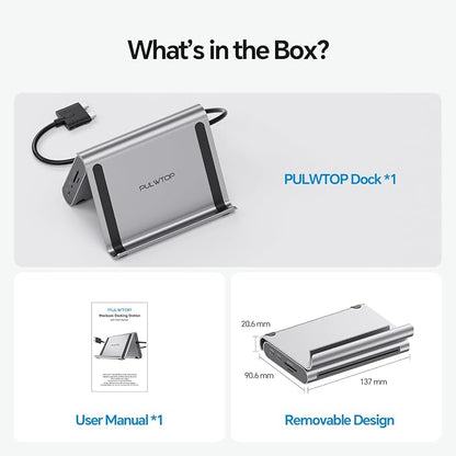 MacBook Pro Docking Station Dual Monitor 4K@60Hz - Image 8